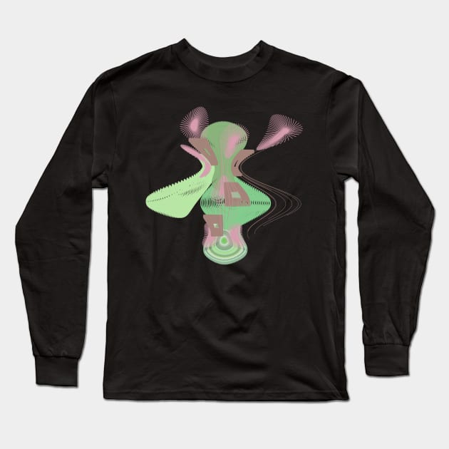 Peppermint Ice Scream Long Sleeve T-Shirt by donovanh